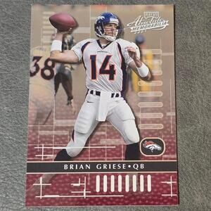 2001 Absolute Memorabilia #26 Brian Griese Football Card